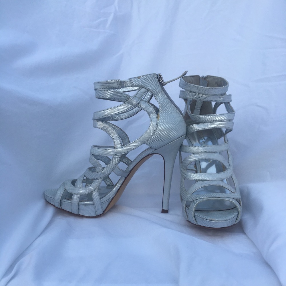 Silver strap Guess by Marciano heel